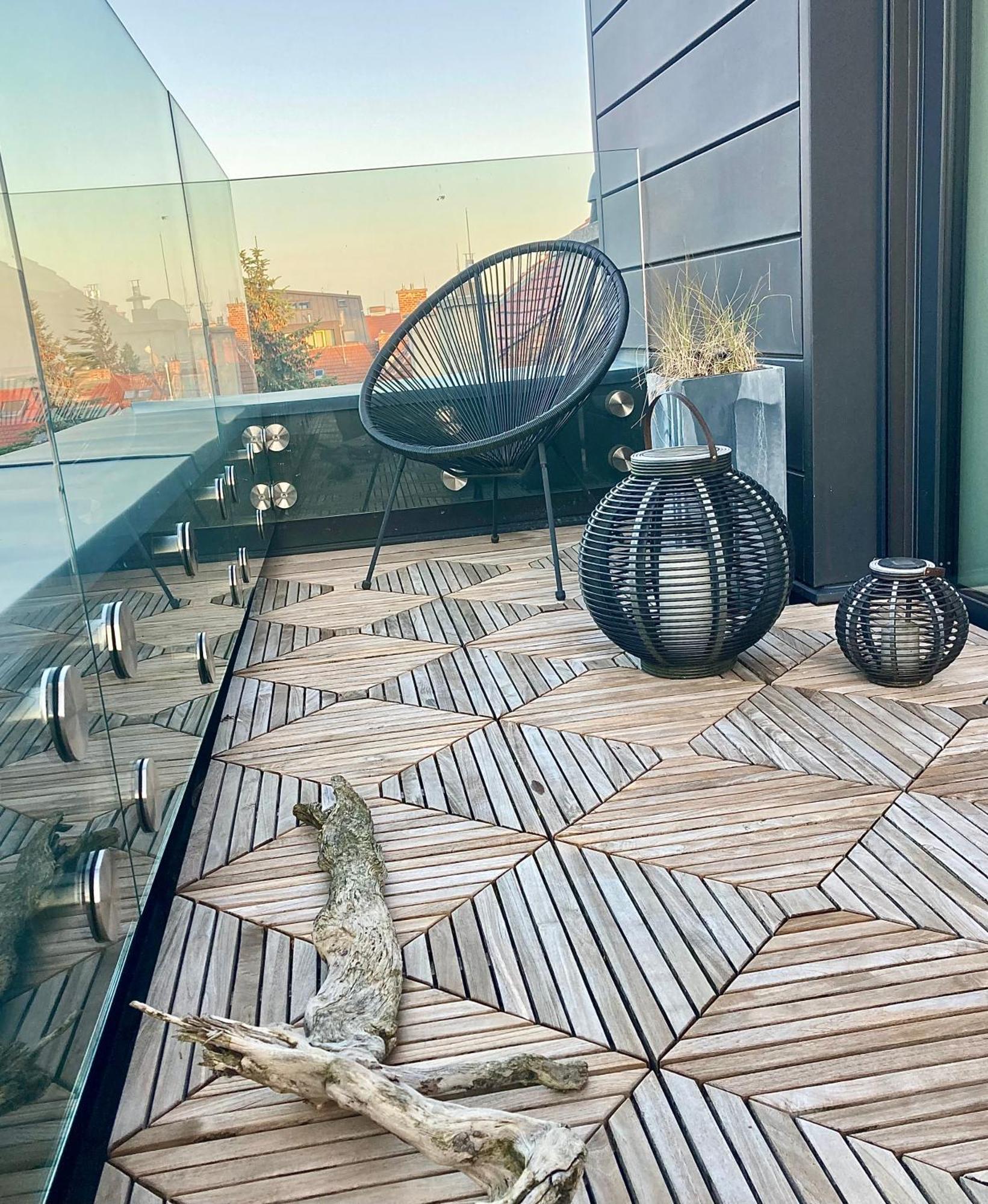 Apartman Se Saunou A Terasou S Vyhledem Na Brno Exterior foto
