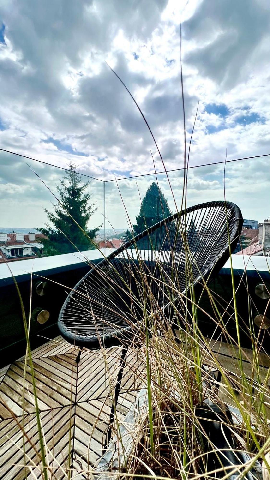 Apartman Se Saunou A Terasou S Vyhledem Na Brno Exterior foto